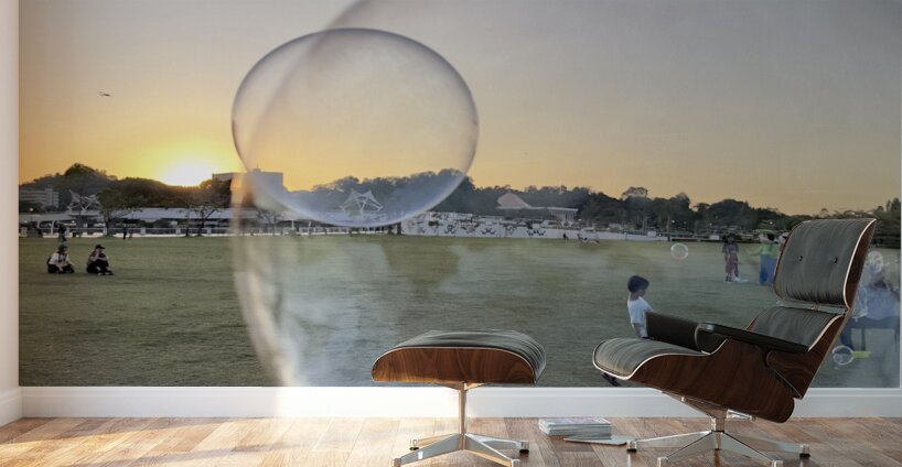 Bubble Sunset Brunei Wall Murals