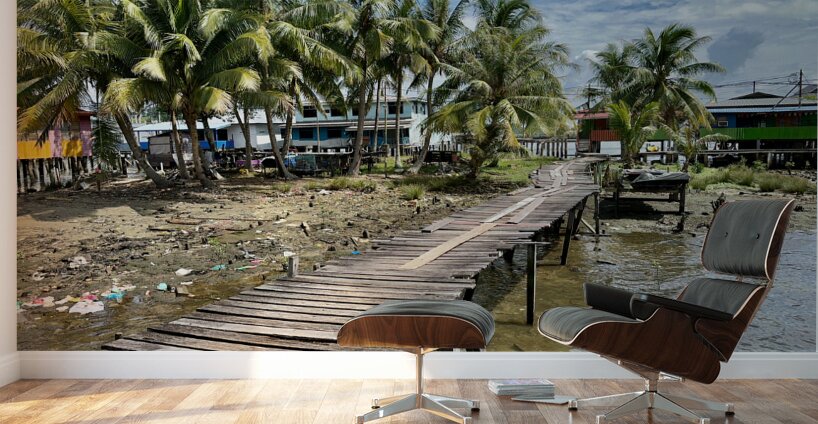 Kampong Ayer Floating Village Brunei 8 Wall Murals