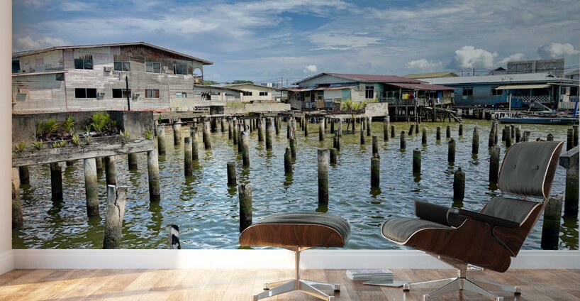 Kampong Ayer Floating Village Brunei 7 Wall Murals