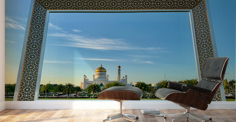 Omar Ali Saifuddien Mosque Collection Brunei 6 Wall Murals