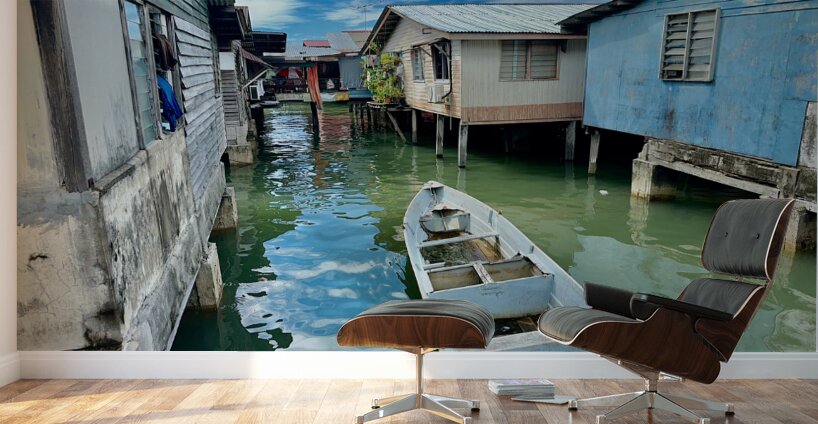 Sim Sim Traditional Floating Village in Sandakan 7 Wall Murals