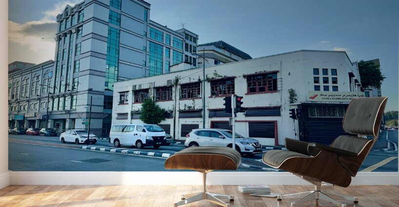 Streets of Bandar Seri Begawan Brunei Wall Murals