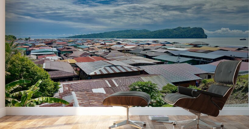 Sim Sim Traditional Floating Village in Sandakan 2 Wall Murals