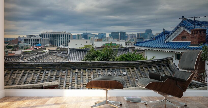 Bukchon Hanok Village Seoul Korea 3 Wall Murals