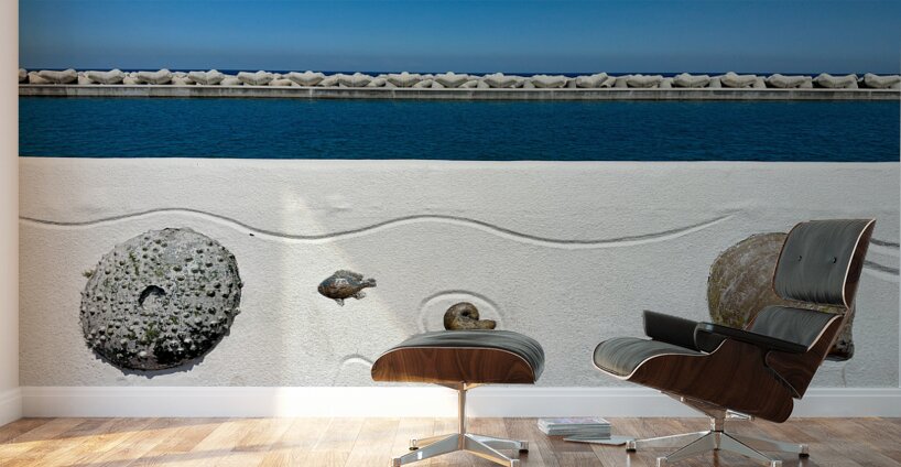 Boardwalk Jeju South Korea 2 Wall Murals