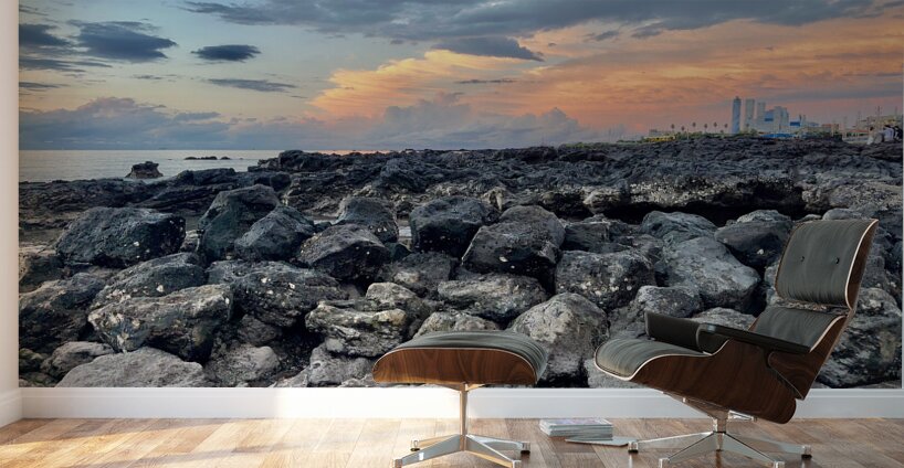 Samyang Beach Sunset Jeju South Korea 5 Wall Murals