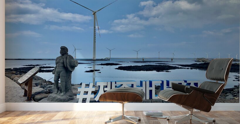 Wind Mills Jeju South Korea 1 Wall Murals