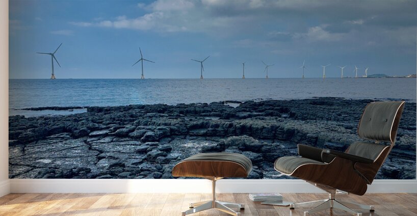 Wind Mills Jeju South Korea 2 Wall Murals