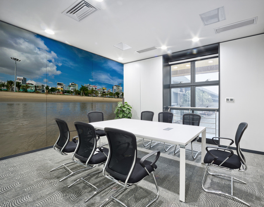 City from the Beach Wall Printing