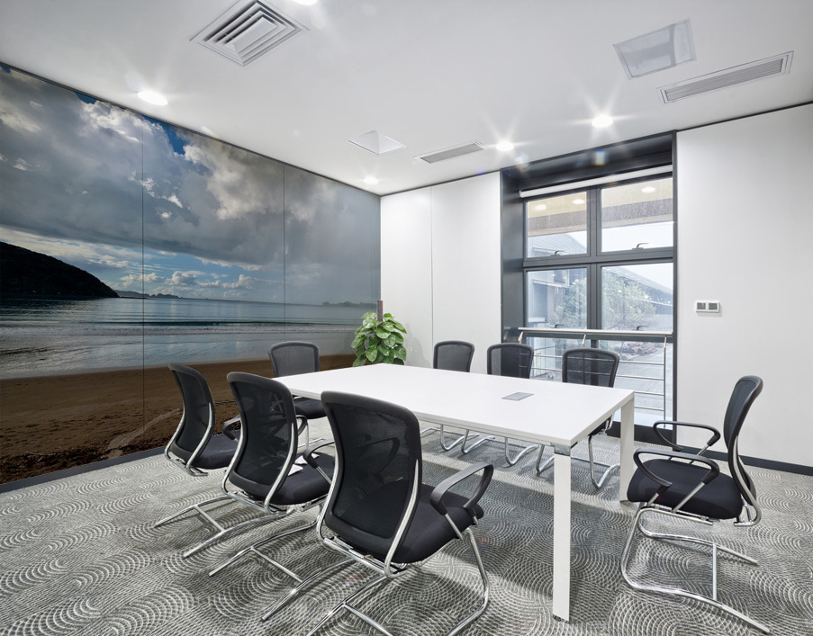 Half Nice Half Rain Wall Printing