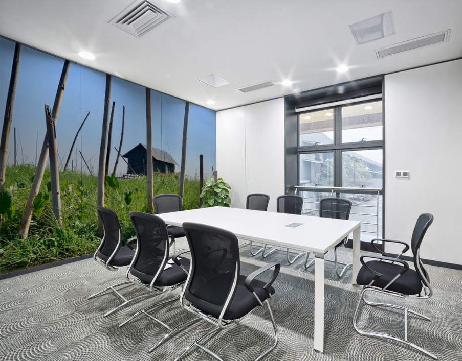 House behind the Bamboos Wall Printing