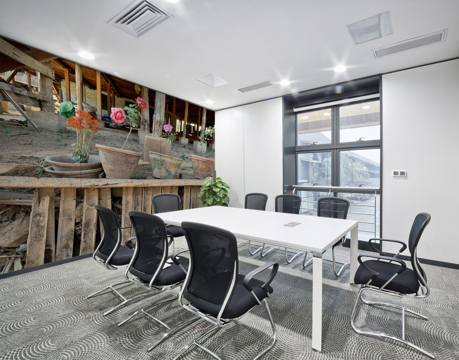 Flower Pots Wall Printing