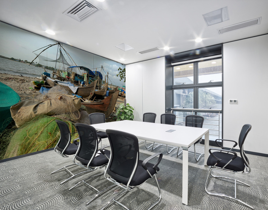 Fishing Boats on the Beach Wall Printing