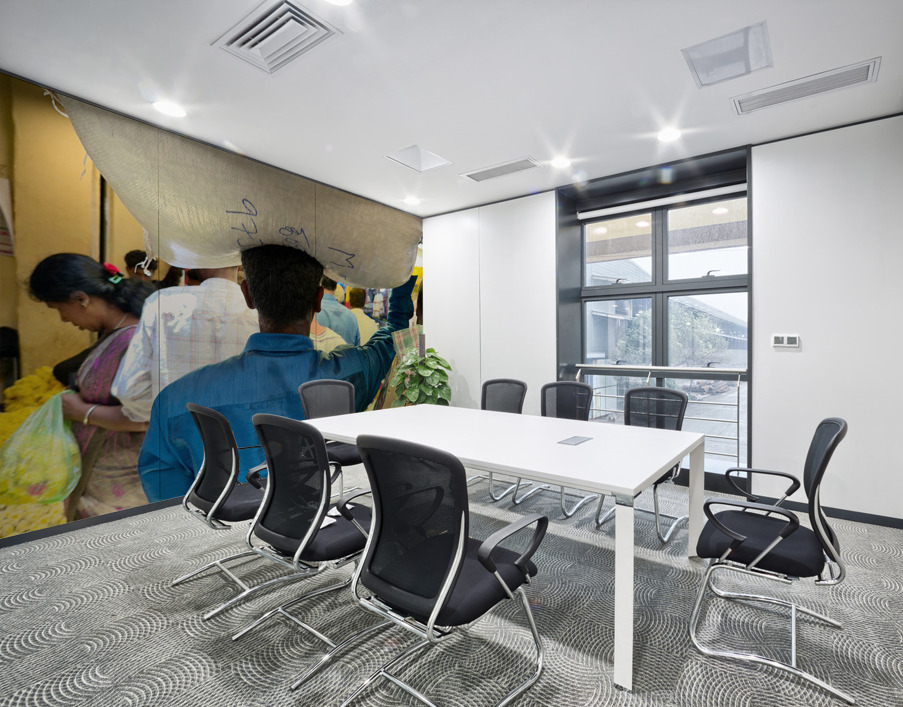 Rice Bag on the Head Wall Printing