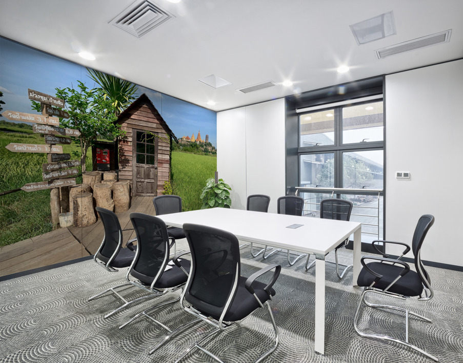 Shack in front of the Temple Wall Printing