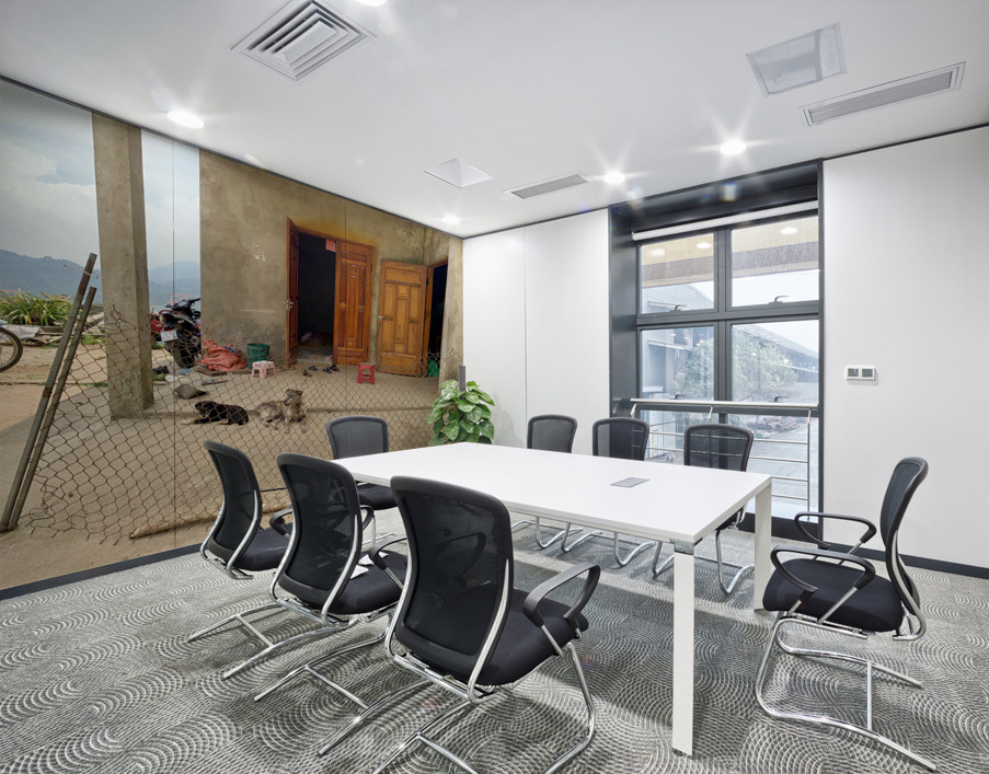 Behind the Crooked Fence Wall Printing