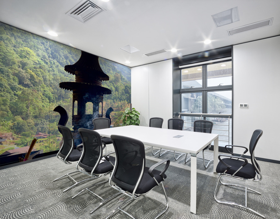 Buddhist Prayer Wall Printing