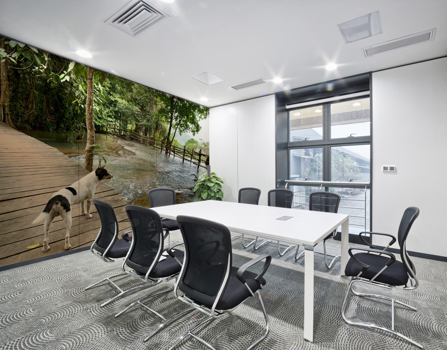 Dog Looking at the Horizon Wall Printing