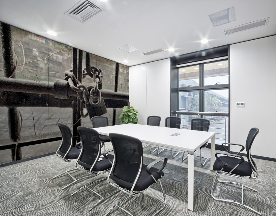 Locked Up Wall Printing