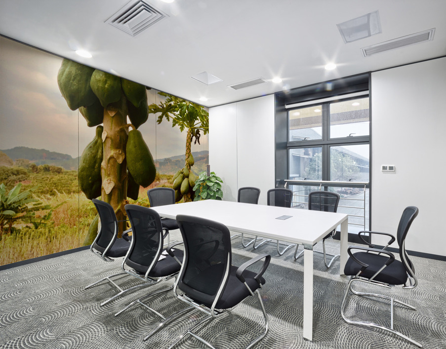 Papaya Trees Wall Printing