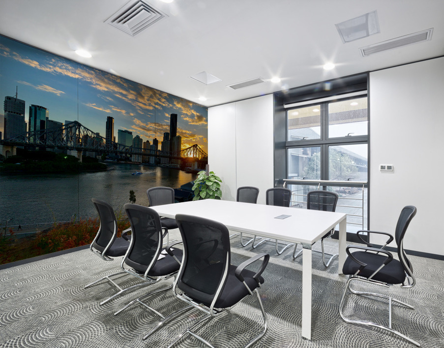 Brisbane Bridge at Sunset 2 Wall Printing