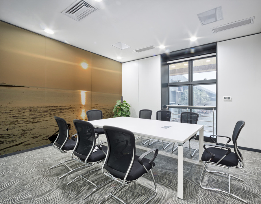 Lonely Boat at the Sunset Wall Printing