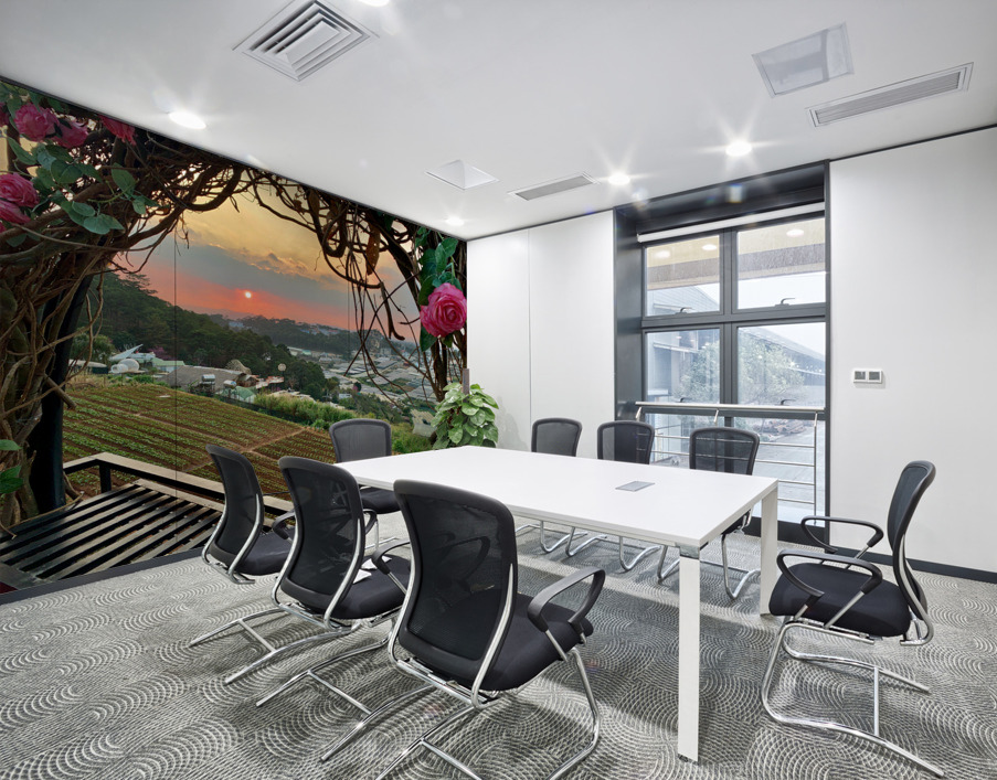 Ring of Roses for Sunset Wall Printing