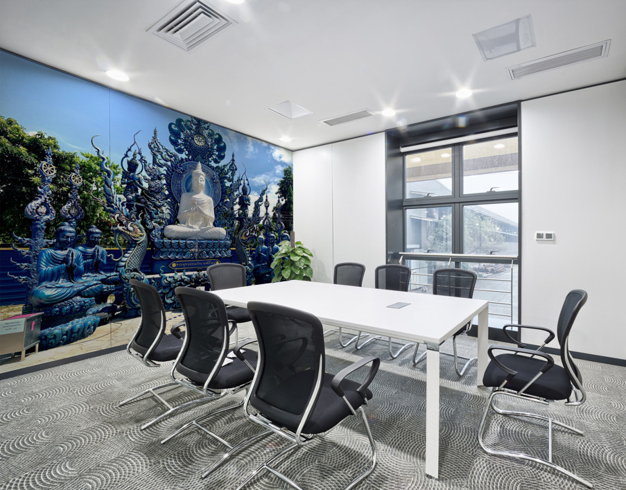 Wat Rong Suea Ten Blue Temple 1 Wall Printing