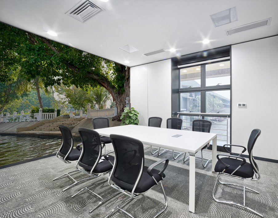 By the Canal in Bangkok Wall Printing