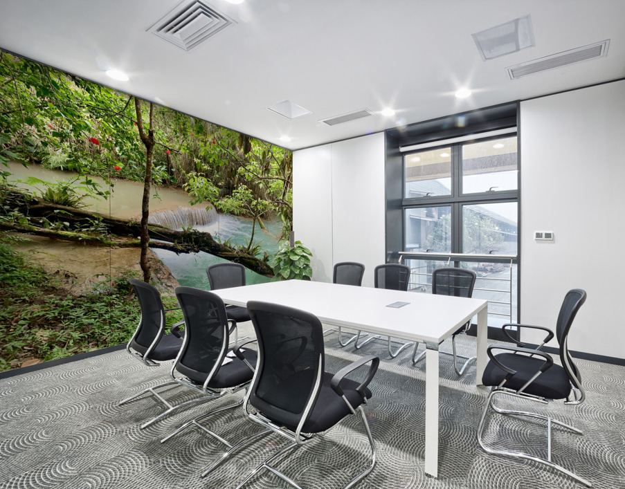 Kuang Si Waterfalls 4 Wall Printing