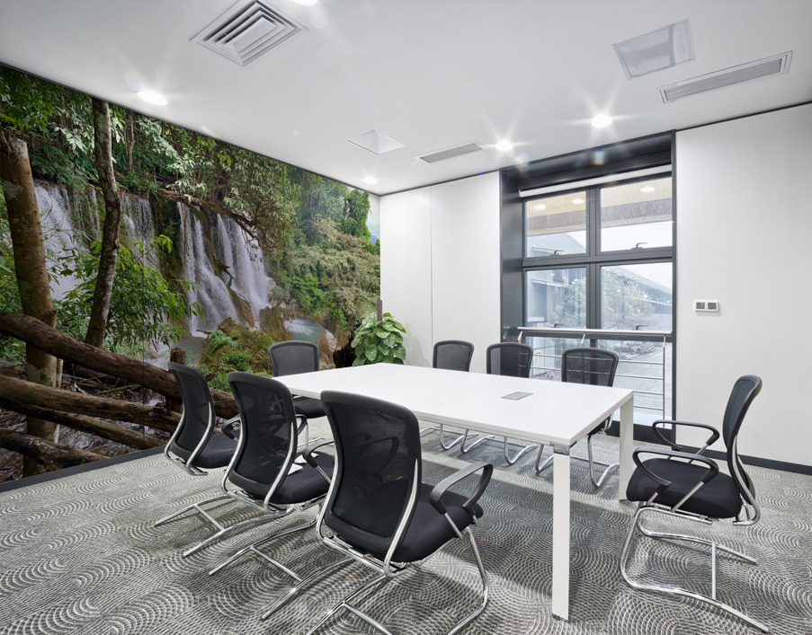 On Top of Kuang Si Waterfalls Wall Printing