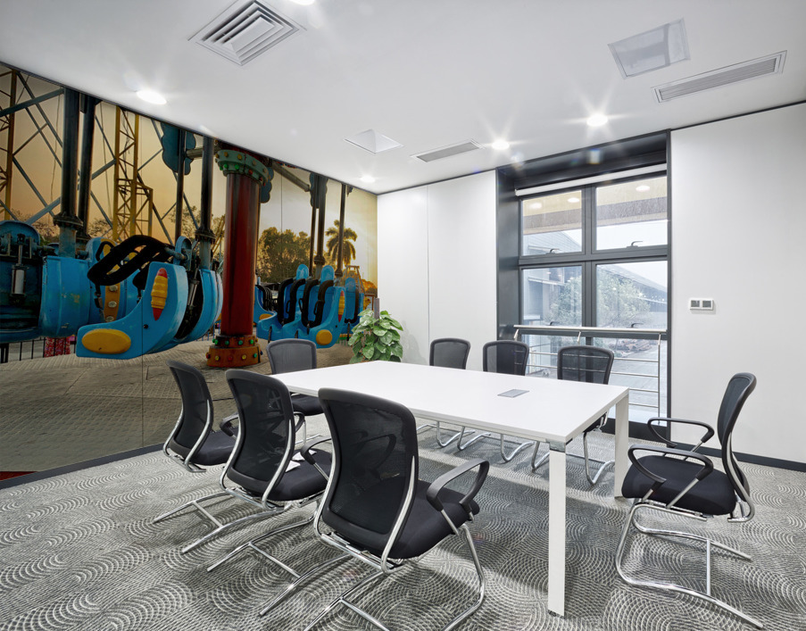 Rides at Sunset Wall Printing