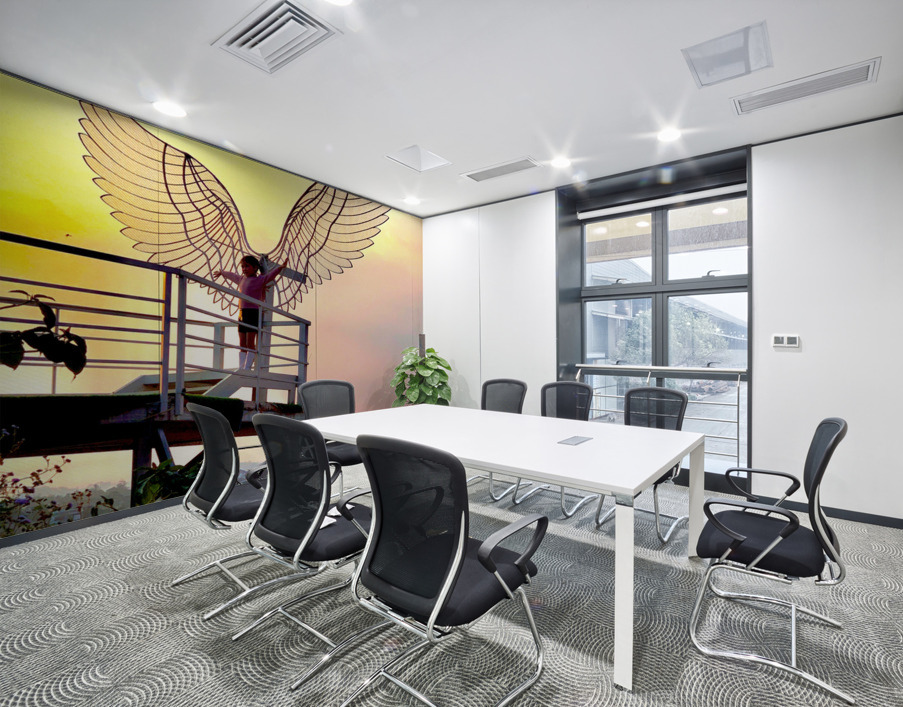 An Angel at Sunset Wall Printing