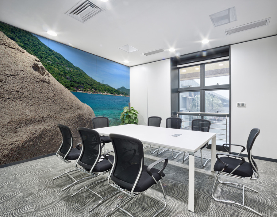 Mountains Water and Rocks Wall Printing