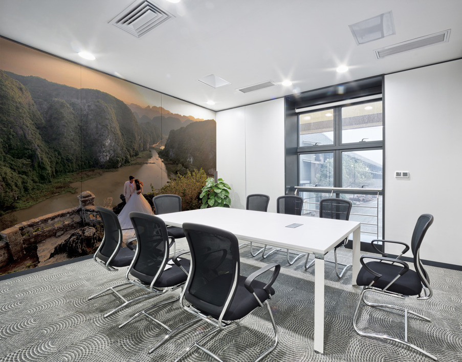 Beautiful Newlyweds at Hang Mua Cave Vietnam 3 Wall Printing