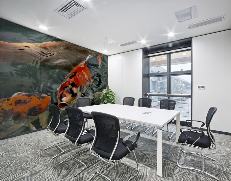 Plenty of Colorful Fish Wall Printing