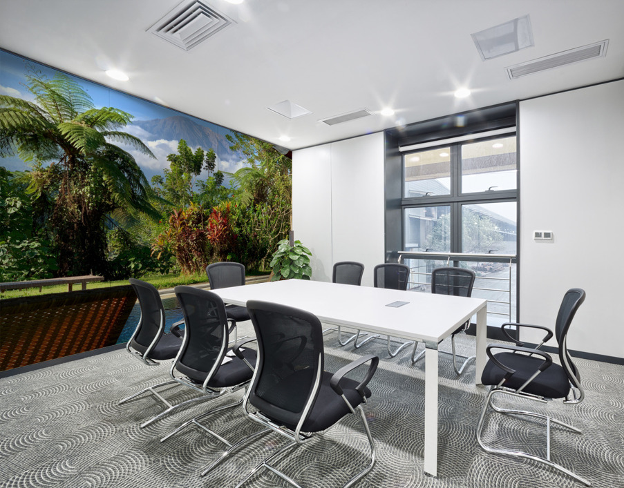 By the Pool with a view on Mount Agung Bali Wall Printing