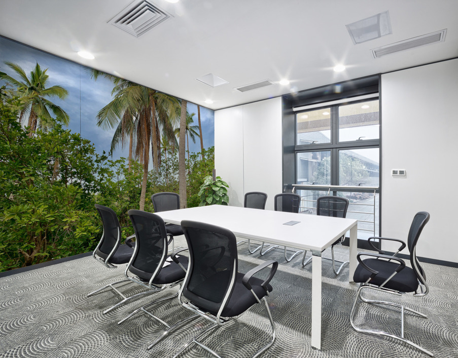 L Palm Tree Wall Printing