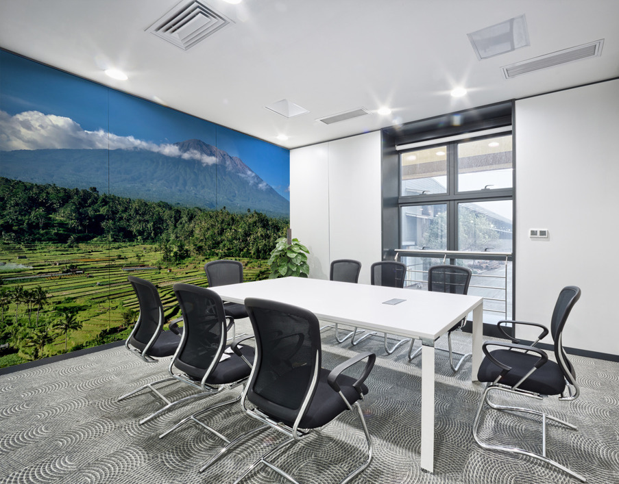 Mount Agung with Rice Fields Bali Wall Printing