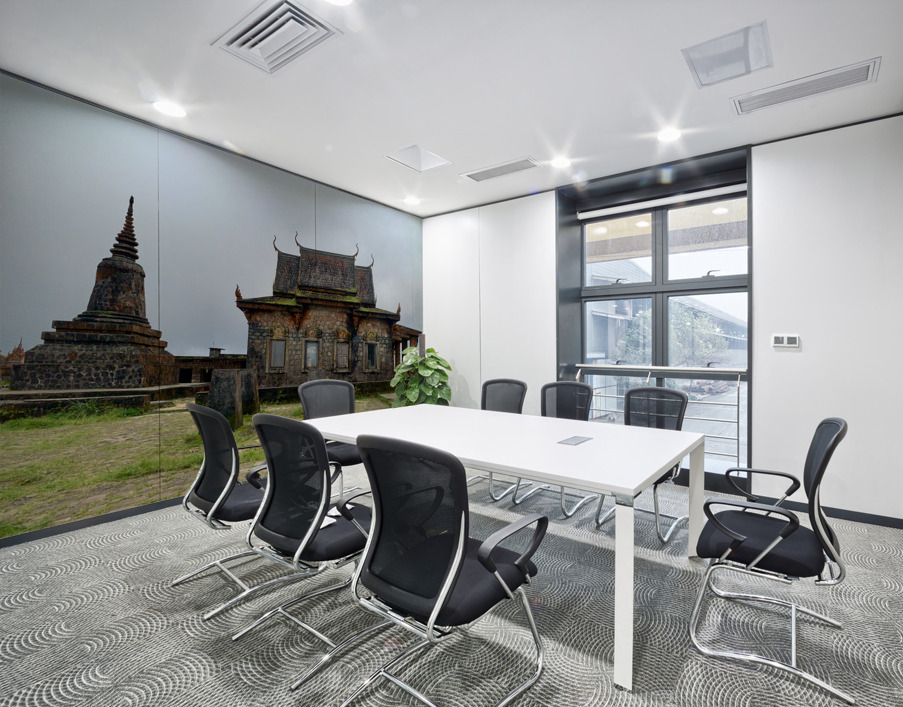 Wat Sampov Pram Temple Bokor Cambodia Wall Printing