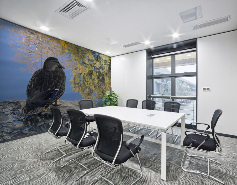 Duck like a Painting Wall Printing