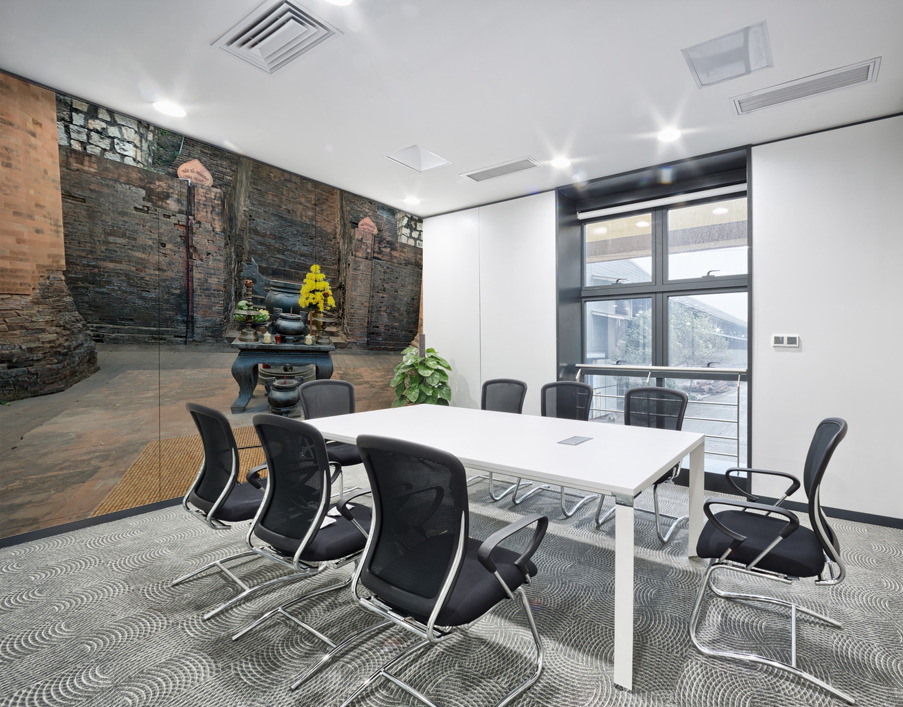 Inside the Ponagar Temple Nha Trang Wall Printing