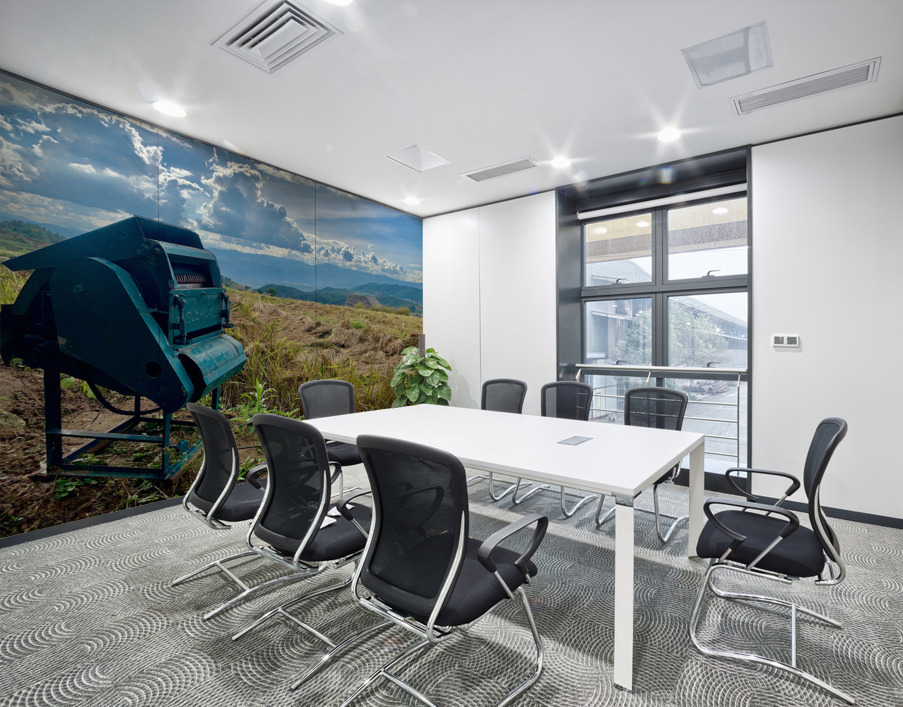 Rice Mill in the Field Wall Printing