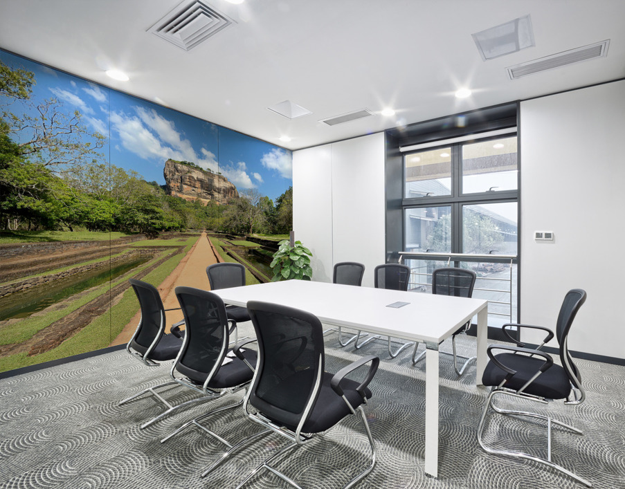 On Sigiriya s Path Wall Printing