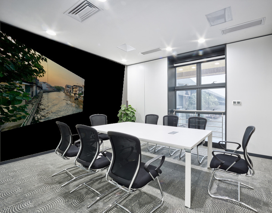 Bangkoks River at Dawn Wall Printing