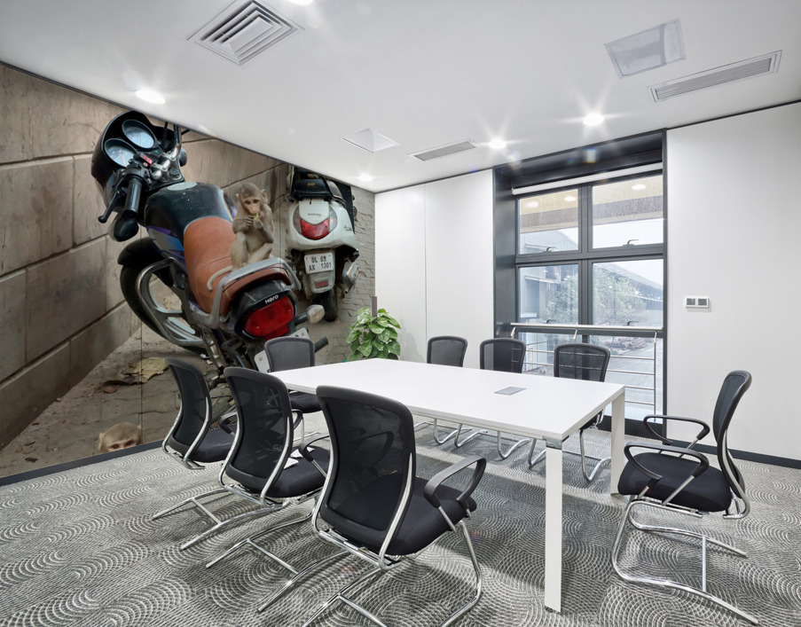 Monkey Bikers Wall Printing