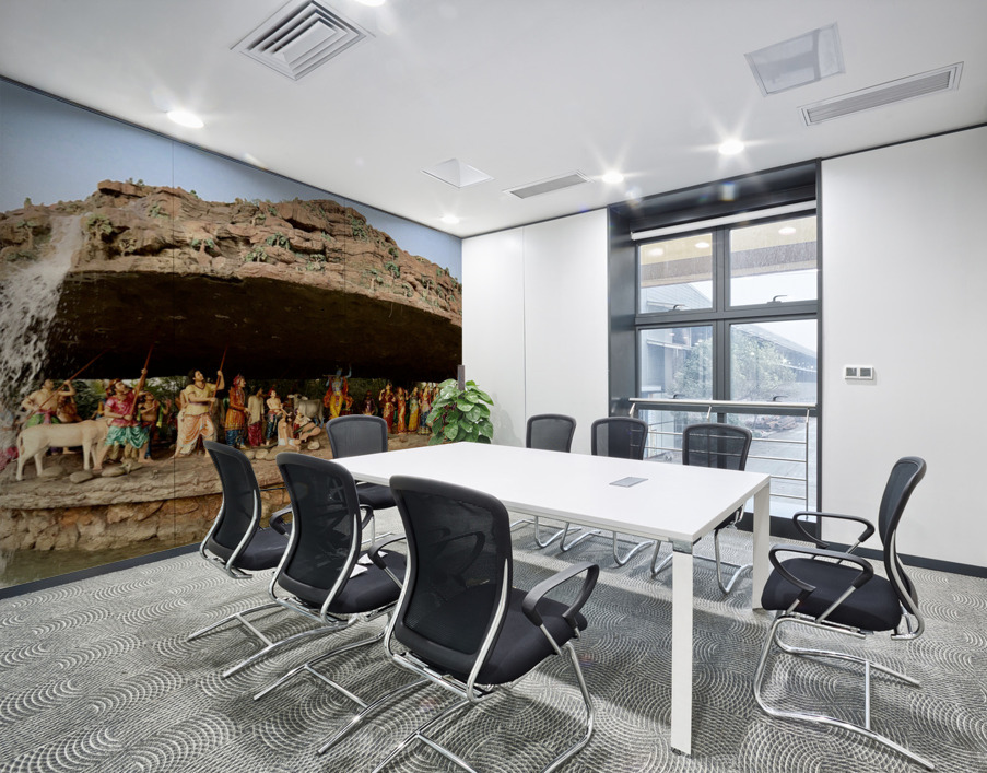 Prem Mandir Vrindavan 4 Wall Printing