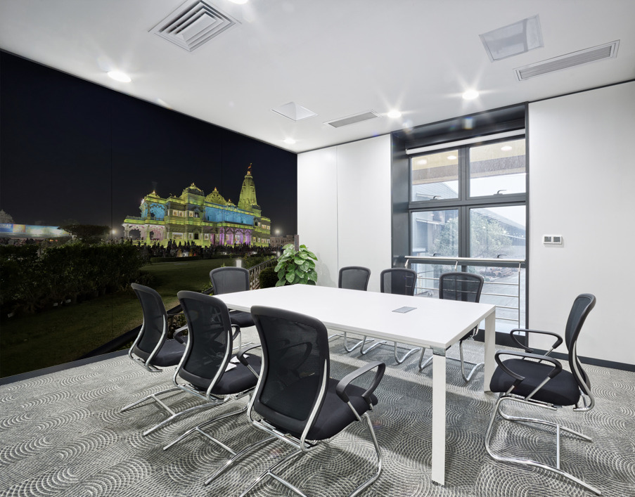 Prem Mandir Vrindavan 6 Wall Printing