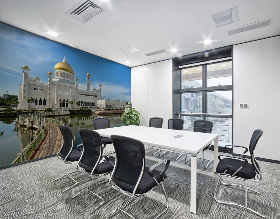 Omar Ali Saifuddien Mosque Collection Brunei 11 Wall Printing