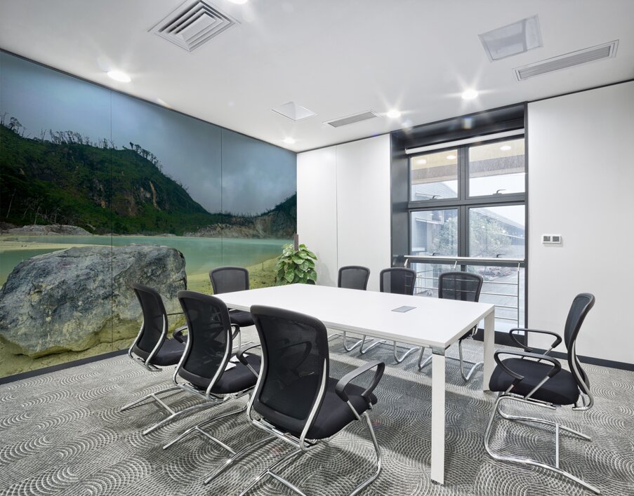 White Crater Java Indonesia 2 Wall Printing